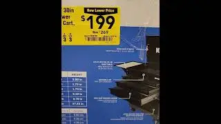 Lowes Tool Deals And Clearance Prices   Kobalt 4 Drawer Tool Cart