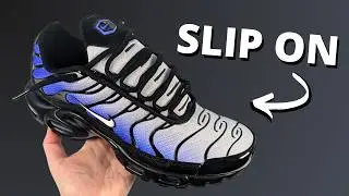 HOW TO LACE NIKE AIR MAX PLUS WITHOUT TYING (2 Ways!)