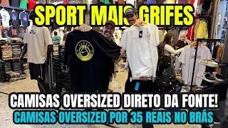 😍 CAMISAS OVERSIZED DIRETO DO BRÁS 👉 ATACADO BARATÍSSIMO POR 35 REAIS!