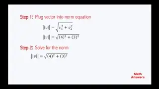 Find the length of vector v=(4,3)