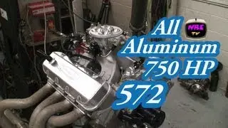 New All Aluminum 750 HP NA 572 BBC Engine.  Nelson Racing Engines.  Impala, Camaro, Chevelle.
