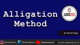 Alligation method