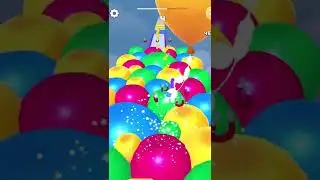 Balloon Pop Runner | All Levels Gameplay (iOS/Android) Mobile Walkthrough #shorts