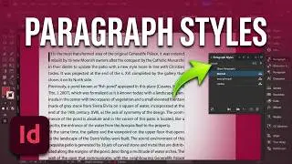 Paragraph styles | Indesign professional course
