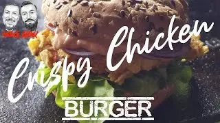 Crispy Chicken Burger von der Feuerplatte - M&G-BBQ - Folge 145
