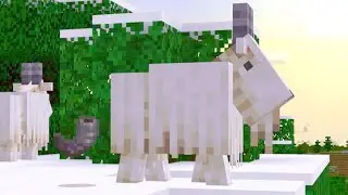 Minecraft 1.17 update goat attack short video #newtechnogamerz