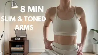 8MIN SLIM & TONED ARMS | DAY 6 | Staisy Pilates 
