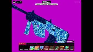 I got gold assault rifle in Roblox rivals