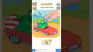 DOP 5 Delete One Part Level 874 Save the frog #shorts #gaming #dop Please Subscribe