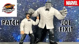 Marvel Legends PATCH and JOE FIXIT 2 pack action figure review 50 Years of Wolverine