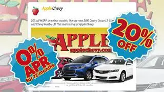 Apple Chevrolet August 2017 Deals