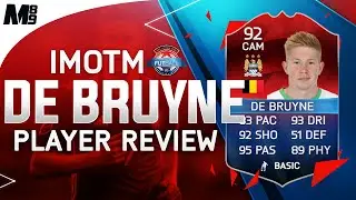 FIFA 16 TOTT DE BRUYNE REVIEW (92) FIFA 16 Ultimate Team Player Review + In Game Stats