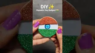 Create Tricolor Paper Flower badge in Minutes for Republic Day!