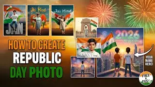 26 January Name Wala Photo Kaise Banaye? | Republic Day Photo Editing 2026