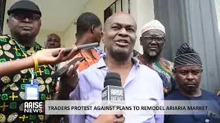 TRADERS PROTEST AGAINST PLANS TO REMODEL ARIARIA MARKET