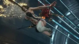 Stellar Blade PS5 Pro Hypertube Perfect Slide + Boss Fight Belial No Damage Neurocircuit Suit