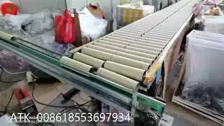 Cardboard tube packaging machine