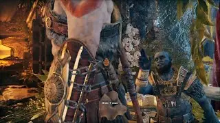 As&iacute; reacciona Brok al ver las espadas del caos | God of War