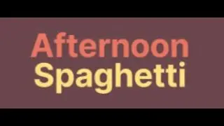 I need the cheese | Afternoon Spaghetti