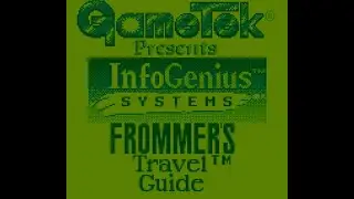 InfoGenius Productivity Pak: Frommer's Travel Guide - Game Boy (1991)
