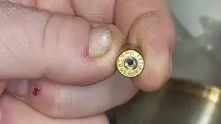 Getting rid of a military style primer crimp 9mm NATO brass