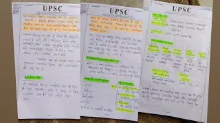 Answer writing practice for #upsc #uppsc #education #motivation #upsi #mpsi #bpsc
