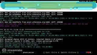 🔴 Live Mining ETHEREUM 5 VGA