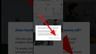 Allow Facebook to access camera roll problem solved 💯 | App setting problem | #facebookphotoproblem