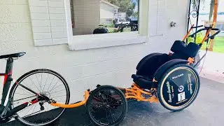 Video 1  How to do triathlons with Physically Challenged Athlete. Push and Pull a wheelchair.