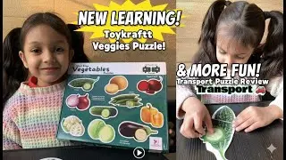 TOYKRAFTT Vegetables & Transport Puzzle Set Review | Best Montessori Puzzle for Kids 3&ndash;4 Years