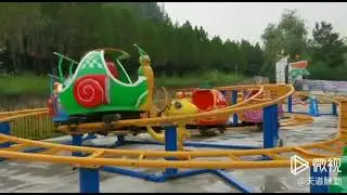 #factory  supply #customization  #amusementpark #themepark  #spin  Mini Slide Rides for Sale