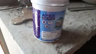 Apex exterior paint mixing and applying on walls| Asian paints outdoor paints| outdoor paints