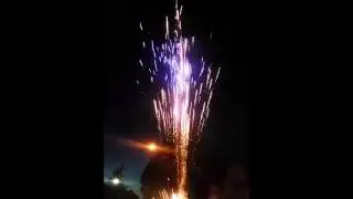 Voetbal Hapert feest na afloop vuurwerk