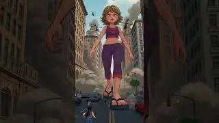 Ant Bully - Giant Tiffany City Rampage GTS AI Animation #theantbully #tiffanynickle #giantess