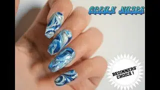 BEGINNERS' CHOICE: OCEAN NAILS LIKE A PRO!!