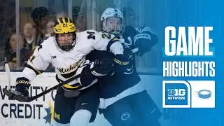 Penn State at Michigan | HIGHLIGHTS | Big Ten Hockey | 02/14/26