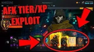 *NEW* AFK TIER EXPLOIT! AFK MW XP EXPLOIT! How to LEVEL UP FAST in MODERN WARFARE! COD MW GLITCHES!
