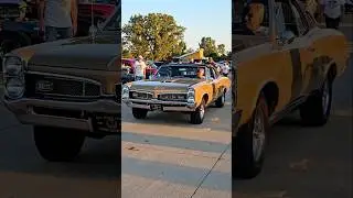 1967 Pontiac GTO Classic Car Drive By Engine Sound Sanders Car Show 2024