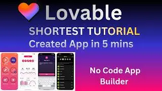 Lovable AI website Builder Tutorial | How To Use Lovable AI