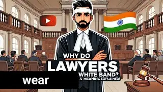 WHY lawyers wear a white band- EXPLAINED #law #lawyer #legal #lawstudent #lawschool #advocate