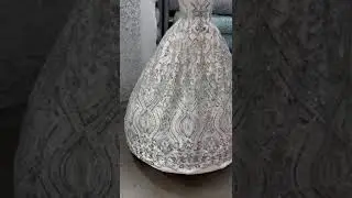 Bridal Beaded Lace Fabric, Embroidered on 100% Polyester Net Mesh | Lace USA - GD 210901