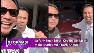 Gofar Hilman Diberi Kebebasan Modif Mobil Starlet Milik Raffi Ahmad