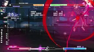 UNIST Akatsuki Near Max Damage Combo (6c starter IWEXS ender)