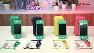 InnoAura Carrying Case for Switch Lite-Blue