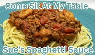 Sue&rsquo;s Spaghetti Sauce