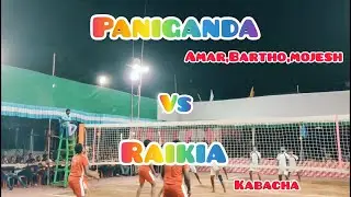 Dhaba Volleyball (Paniganda vs Raikia) Night tournament # kalinga #
