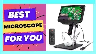 Andonstar AD407 HDMI Soldering Digital Microscope with 4MP UHD 7'' LCD Screen