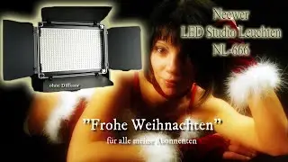 Mobile LED Neewer Studio Leuchten NL660 mit Stativ Test Tutorial Umbaum&ouml;glichkeiten