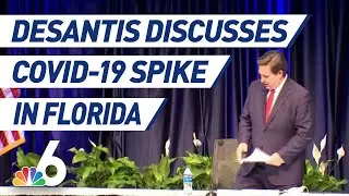 DeSantis Discusses Coronavirus Case Rise