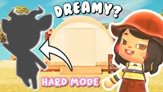 I got a DREAMIE in my campsite! | ACNH Hard Mode